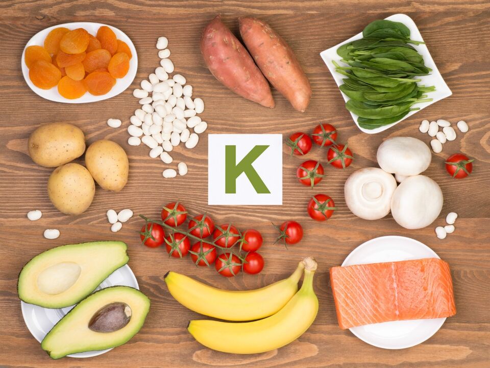 Alimenti contenenti vitamina K, essenziale per la salute dell'uomo