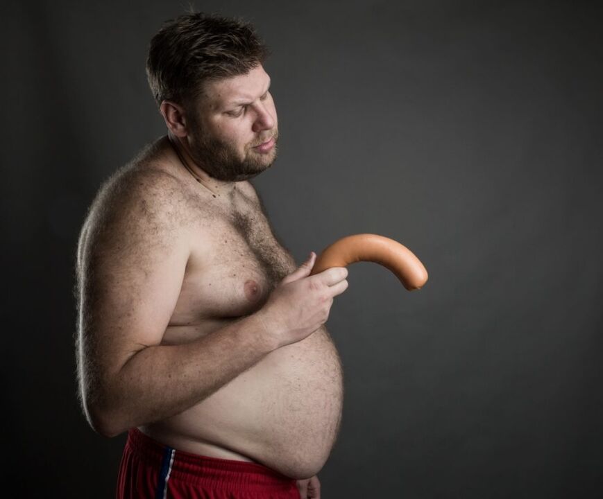 Un uomo con impotenza